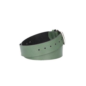 kiddybelts Ledergürtel Ledergürtel Kids 30mm in Grün mit Dornschließe in Silber (KB11-590) sehr weiches Vollrindleder