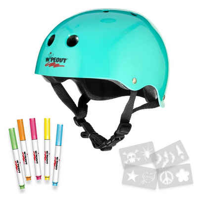 Triple 8 Fahrradhelm »WipeOut Helmet L8+ by Triple8 - Sicherheitshelm für kreative Kinder«
