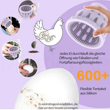 MAGICSHE Reinigungsbürste für Eier Silikon Eierbürstenreiniger Gemüsebürste, (1-tlg)