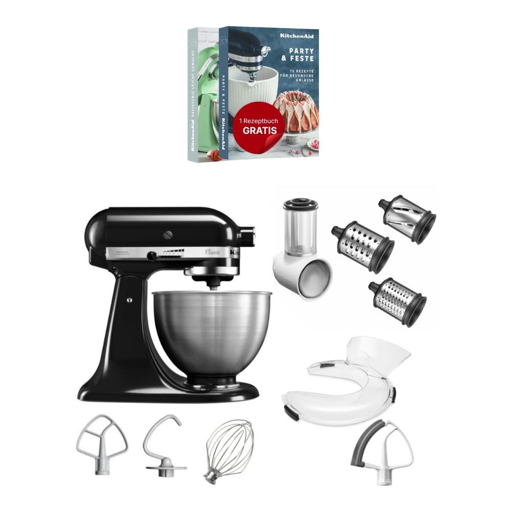 KitchenAid Küchenmaschine KitchenAid 4,3 L 5K45SS Classic Küchenmaschine Set 3