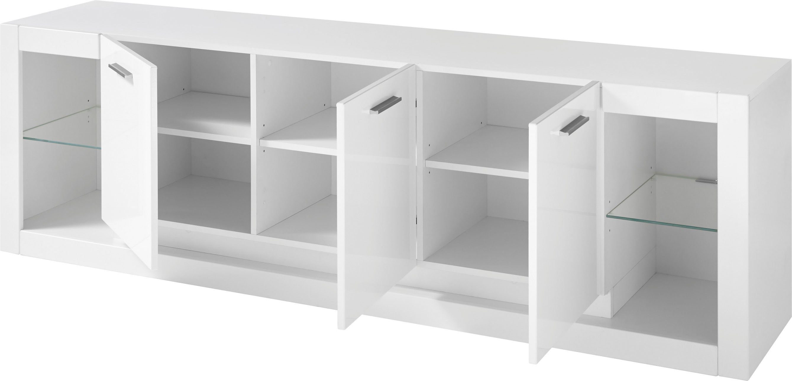 Places of Style Lowboard MERAN, Breite ca. 198 cm