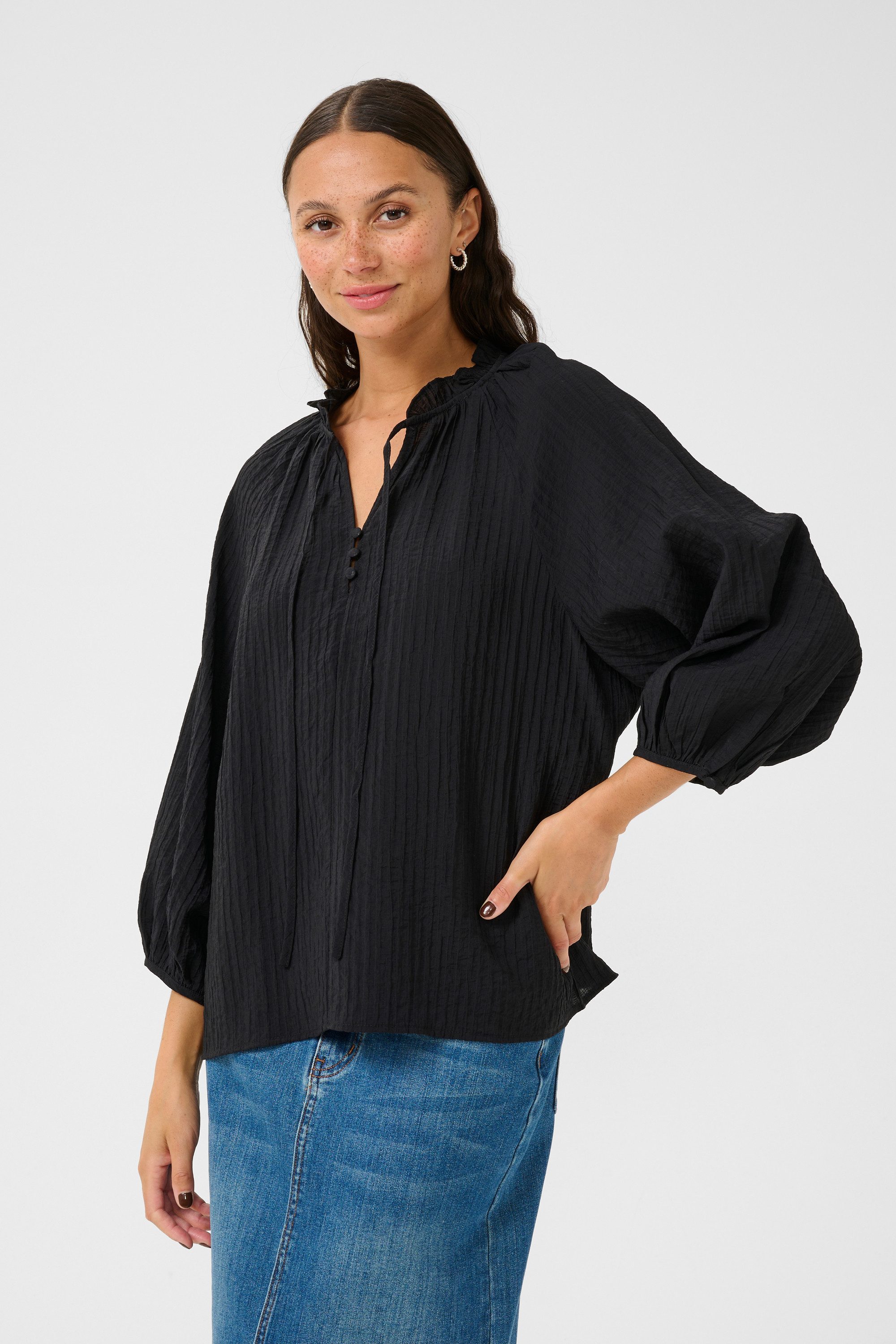 Langarmbluse Langarm-Bluse KAlianna