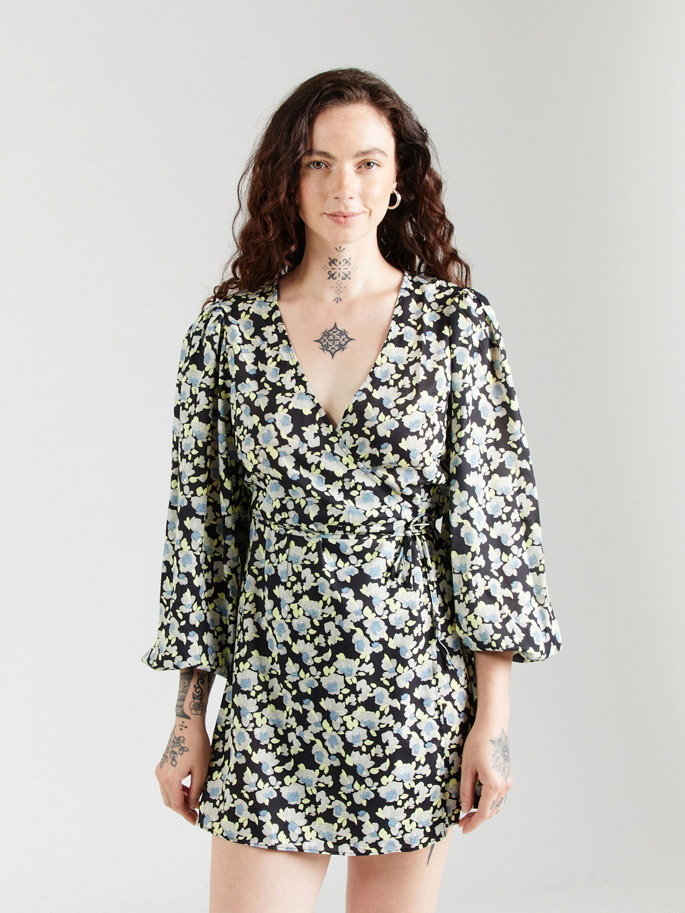 Glamorous Sommerkleid (1-tlg) Drapiert/gerafft