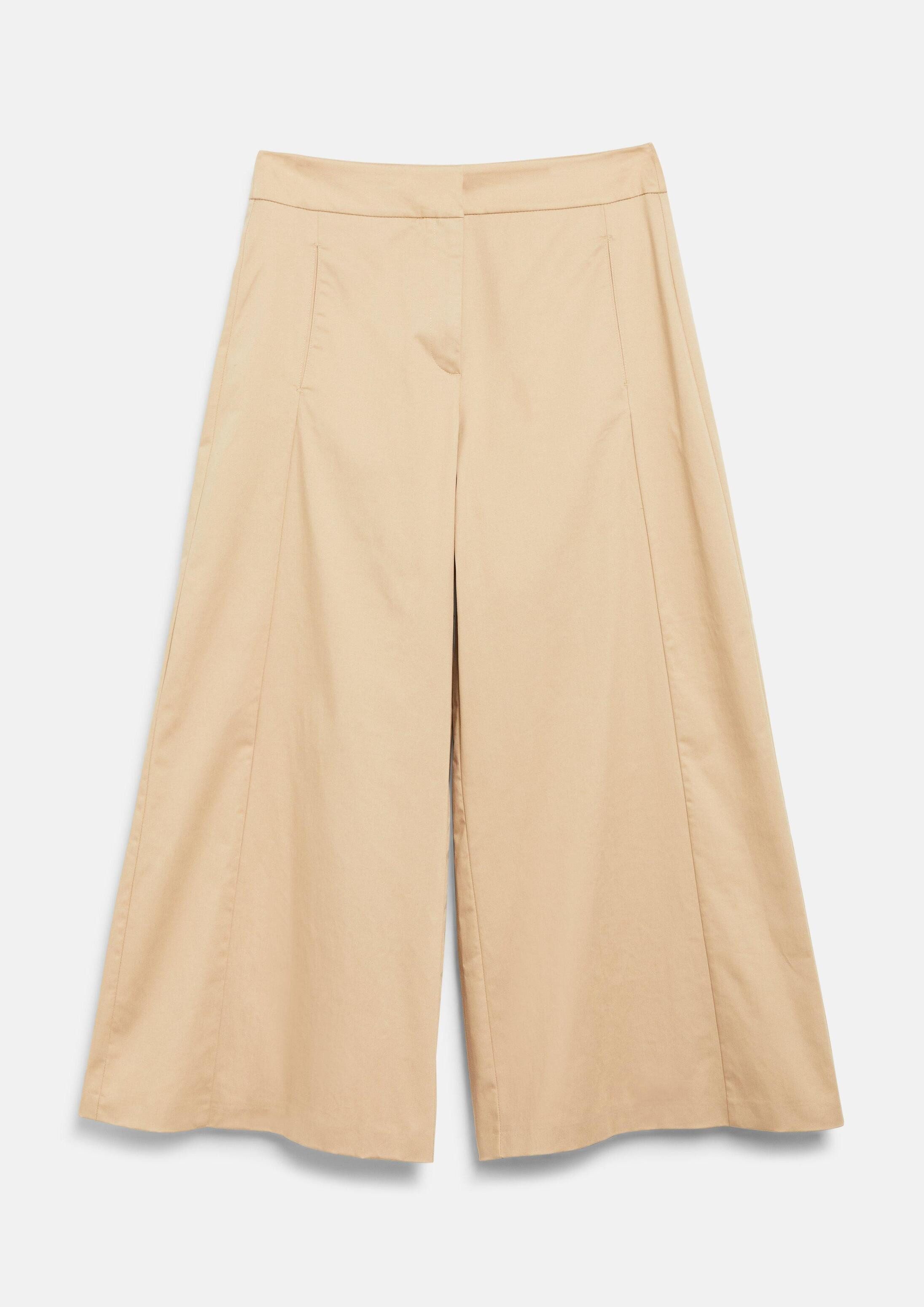 comma Culotte Hose Culotte mit Extra Wide Leg