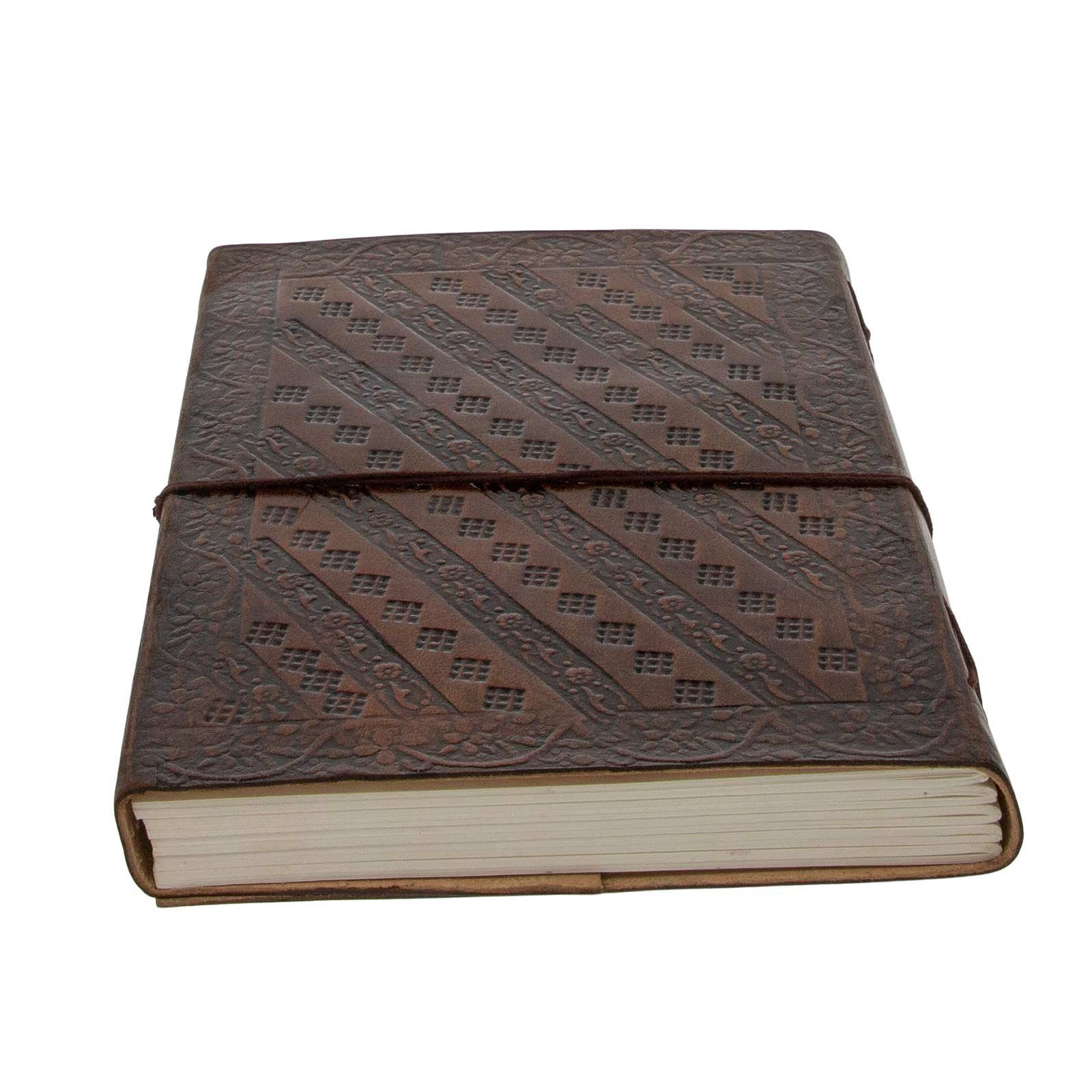 Tagebuch MAGIE Notizbuch Ganesha KUNST 11,5x15cm UND Lord Tagebuch Leder handgefertigt