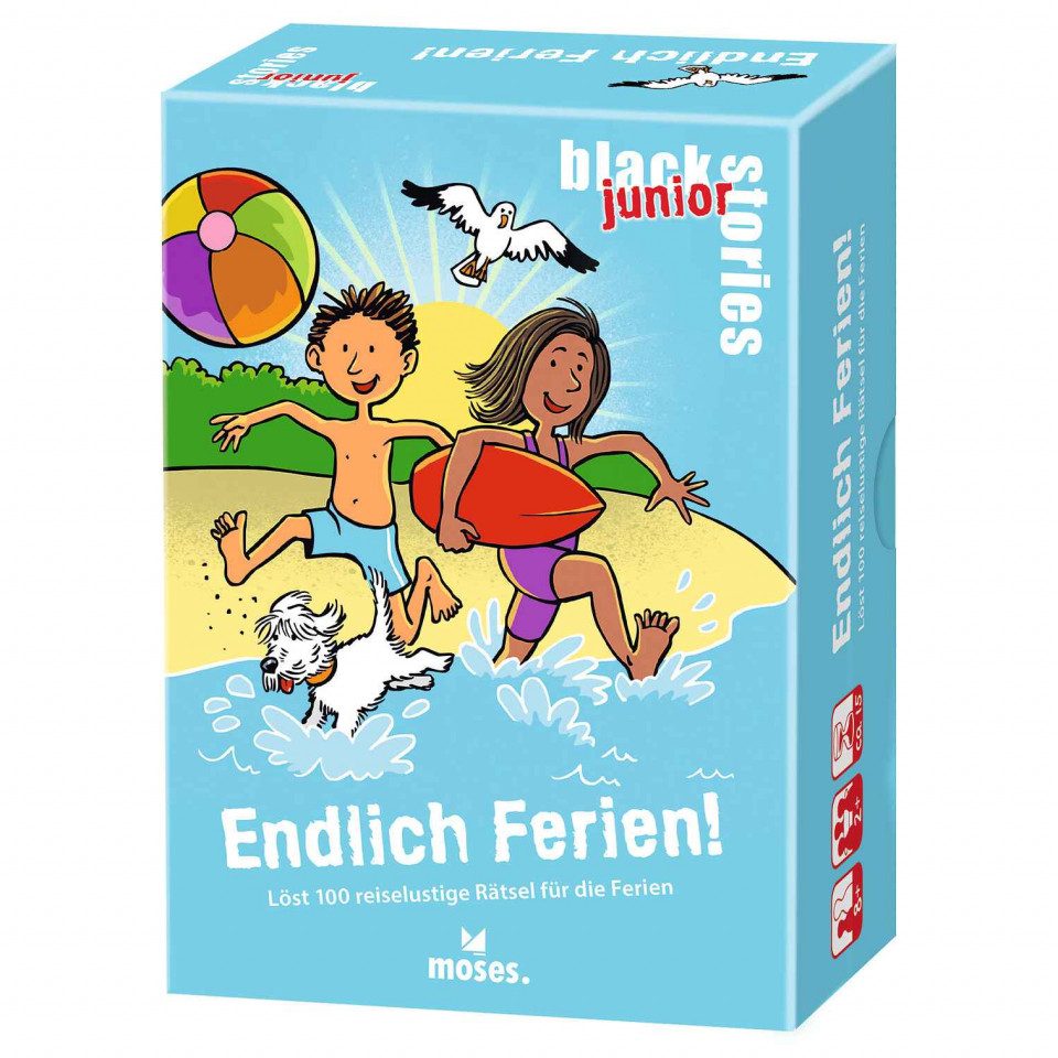 Moses. Verlag Spiel, black stories Junior - Endlich Ferien - deutsch