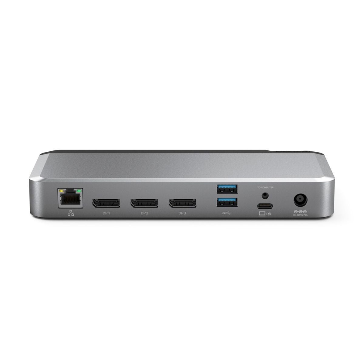 100W USB-C DX3 Triple 4K Display Docking Station Netzwerk-Switch