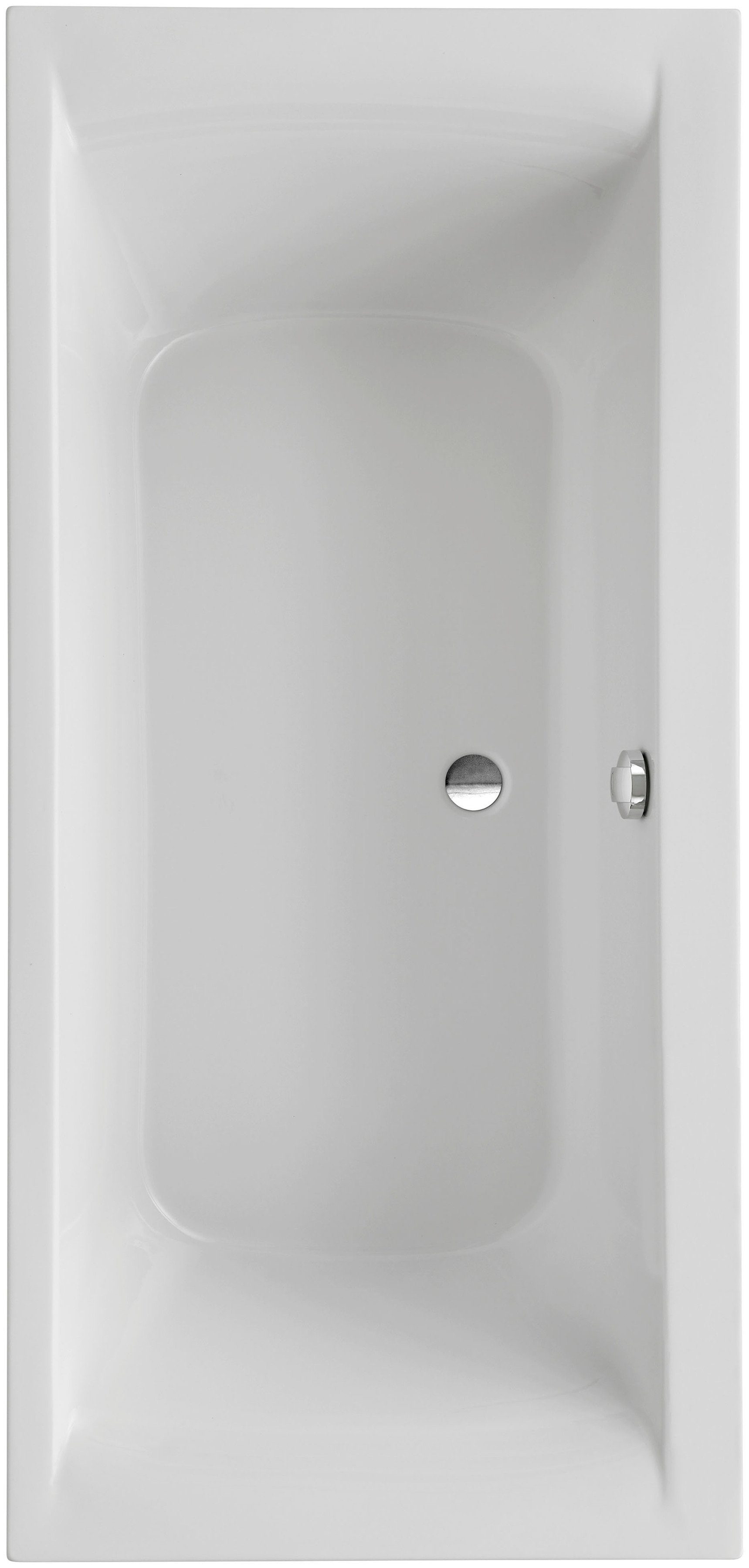 OTTOFOND Einbauwanne Duo, (Set, 4-tlg), 170x80 cm, mit Fußgestell, Ablaufgarnitur und Fugendichtband