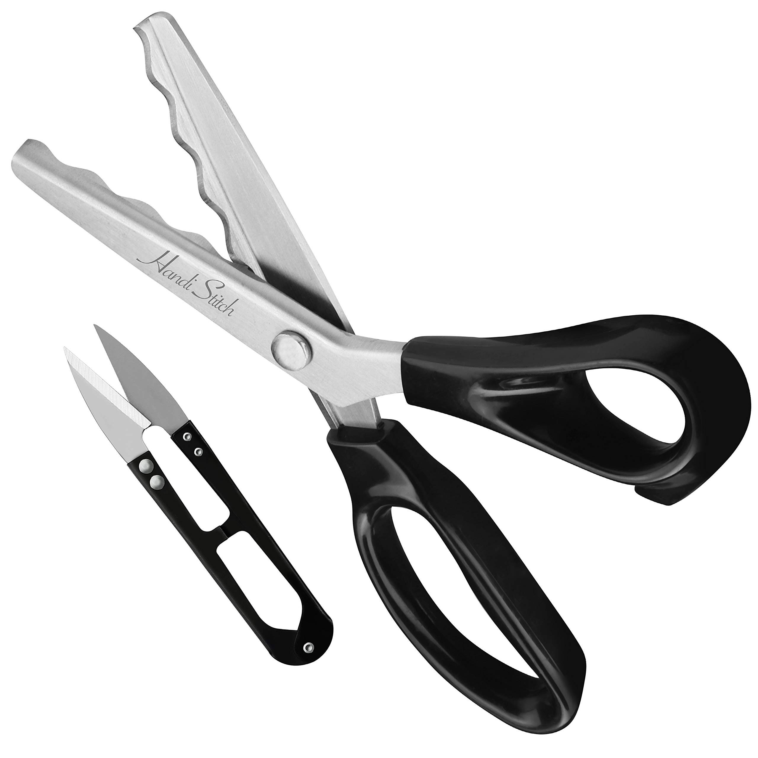 Handi Stitch Ножницы для ткани Präzise Zackenschere mit integriertem Fadenschneider - 22,86cm, (1-tlg)