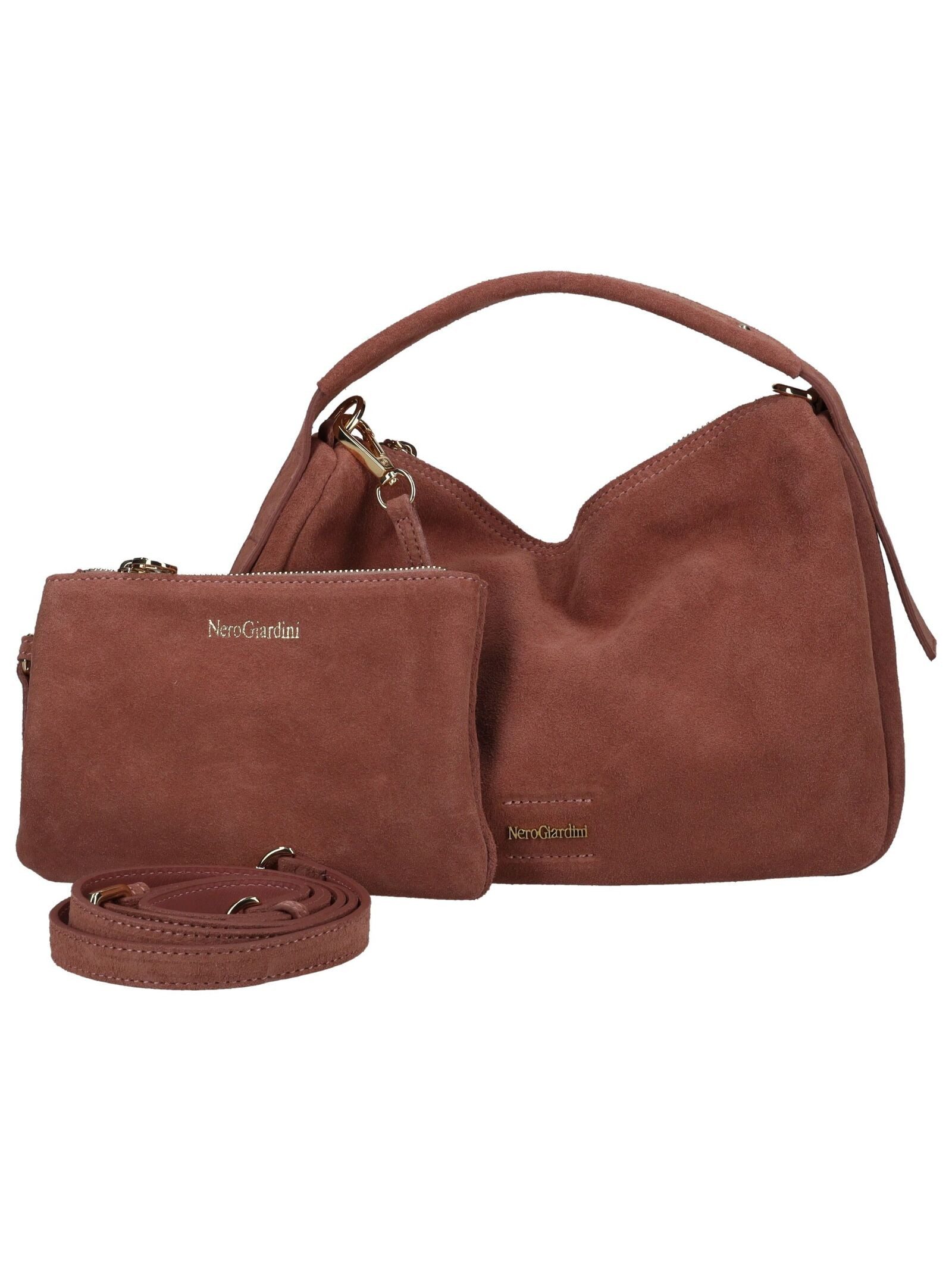 Nero Giardini Henkeltasche Nero Giardini Taschen Veloursleder