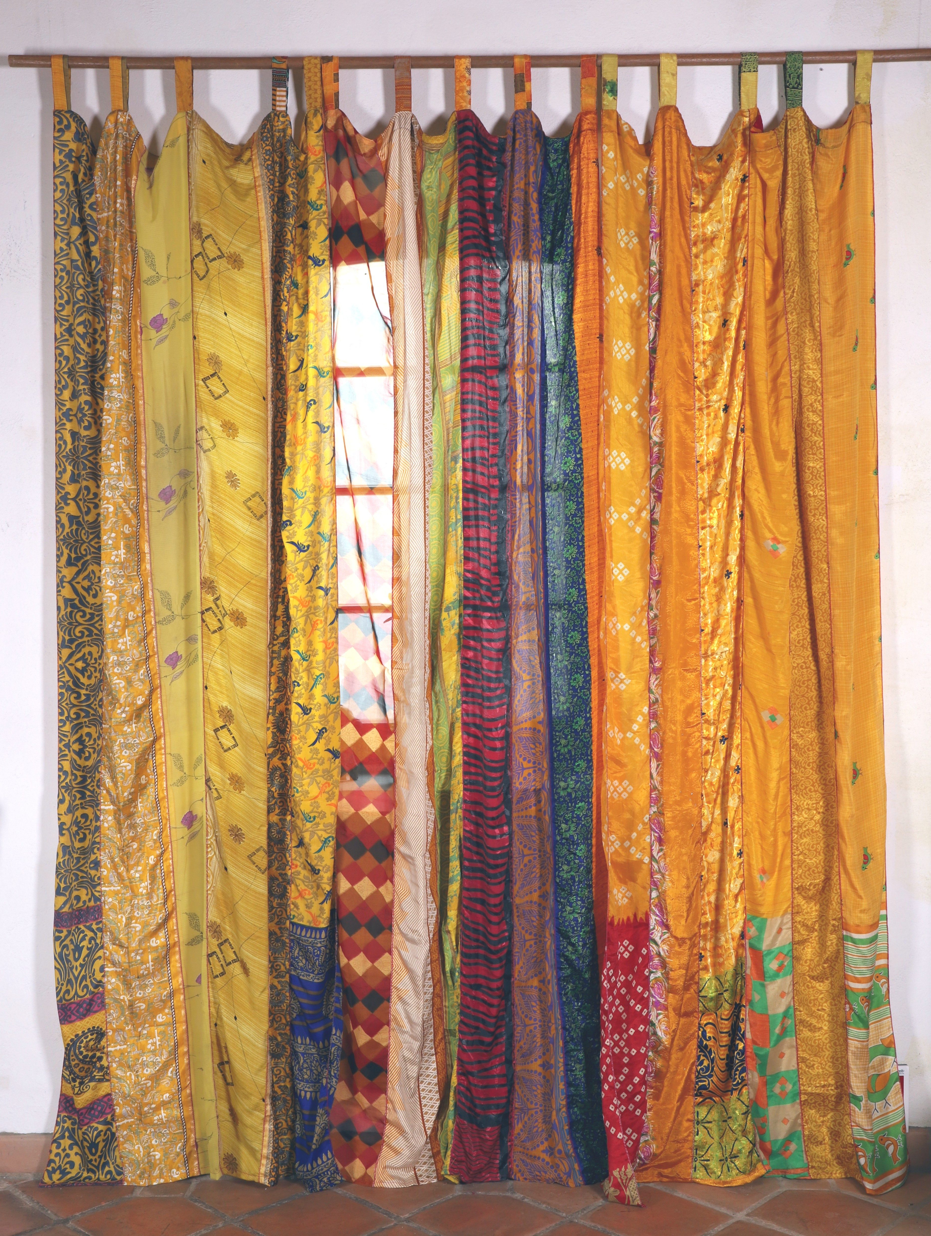 Guru-Shop Vorhang Seidiger Vorhang (1 Stk) Gardine aus.. günstig online kaufen