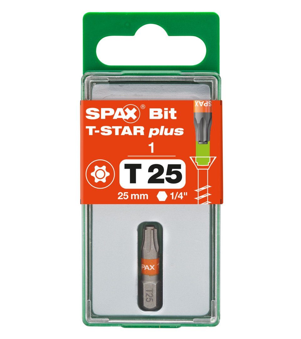 SPAX Bit-Set Spax Schrauberbit T-STAR plus T25 S