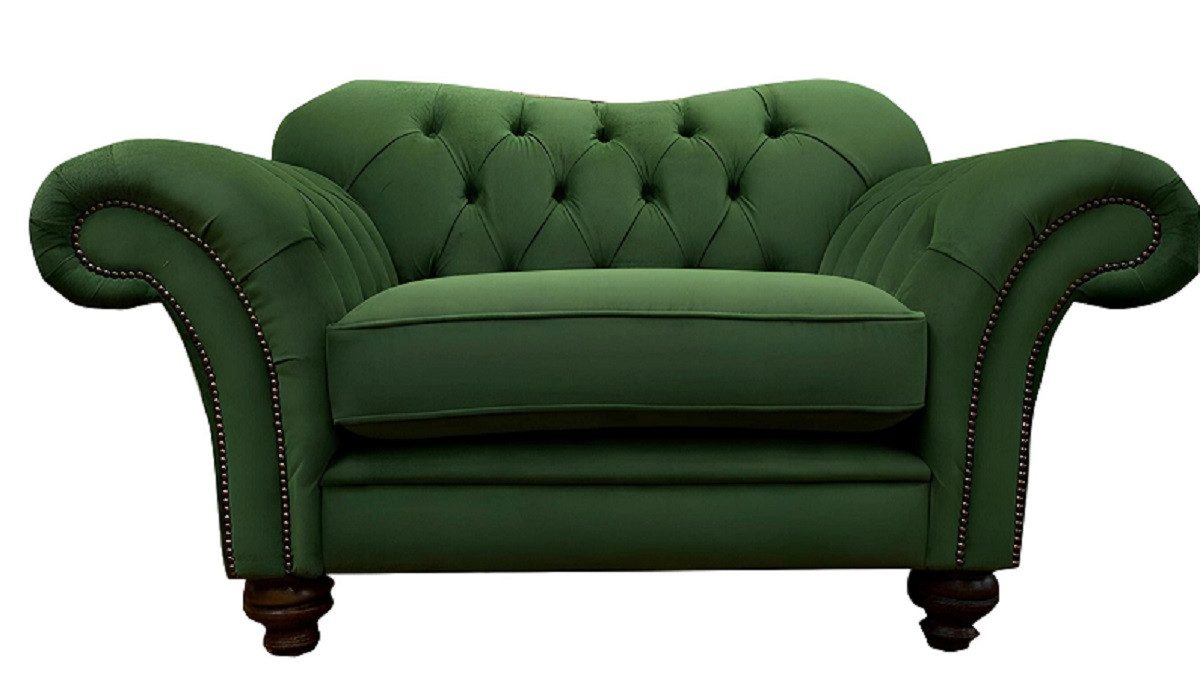 Xlmoebel Chesterfield-Sessel Luxuriöser Einzelsofa-Sessel aus Textil und Samt in modernem Design (Sessel), Hergestellt in Europa
