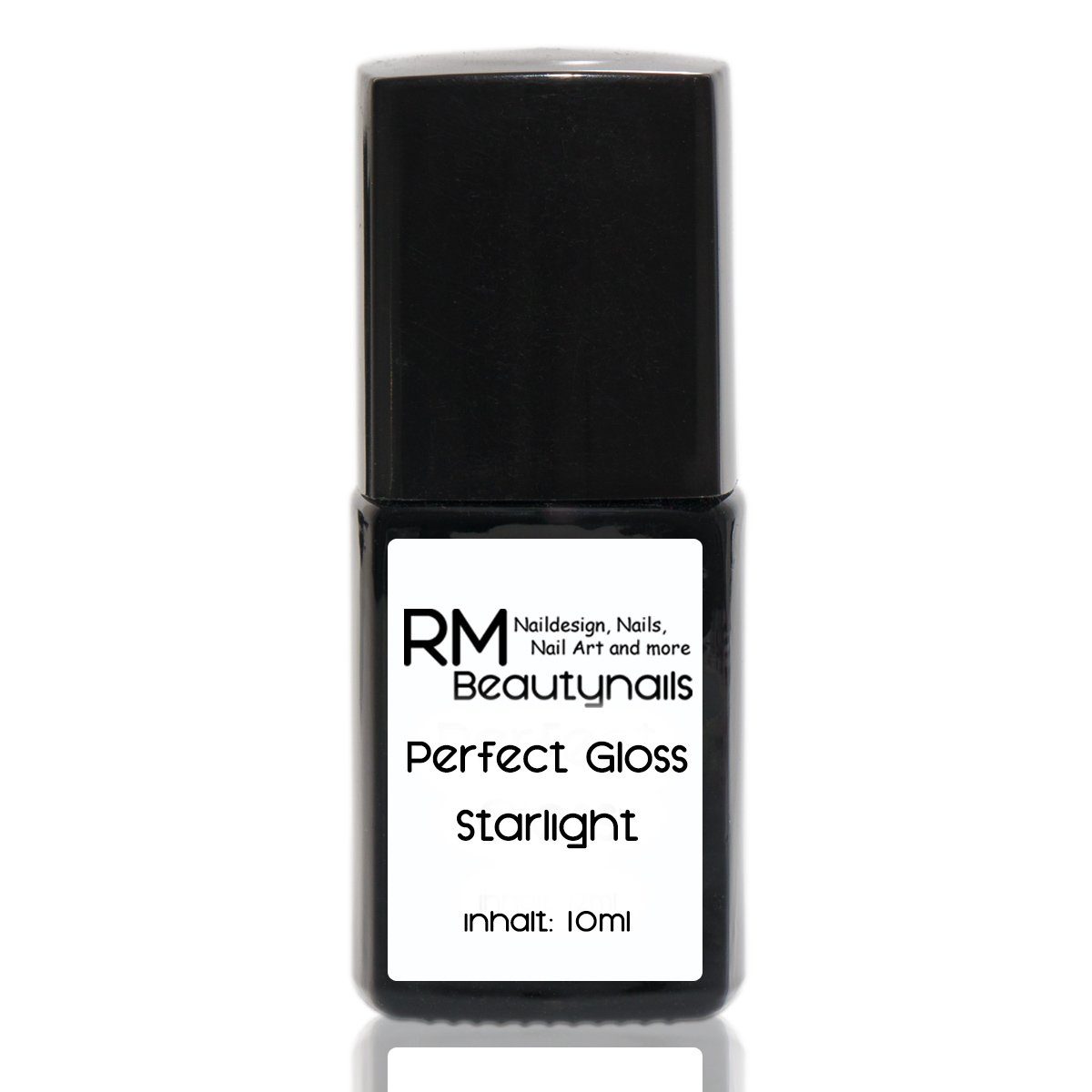 RM Beautynails UV-Gel Perfect Gloss Glanz UV-Gel Led Nagelgel Quickfinish Finishgel, vegan Perfect Gloss Starlight