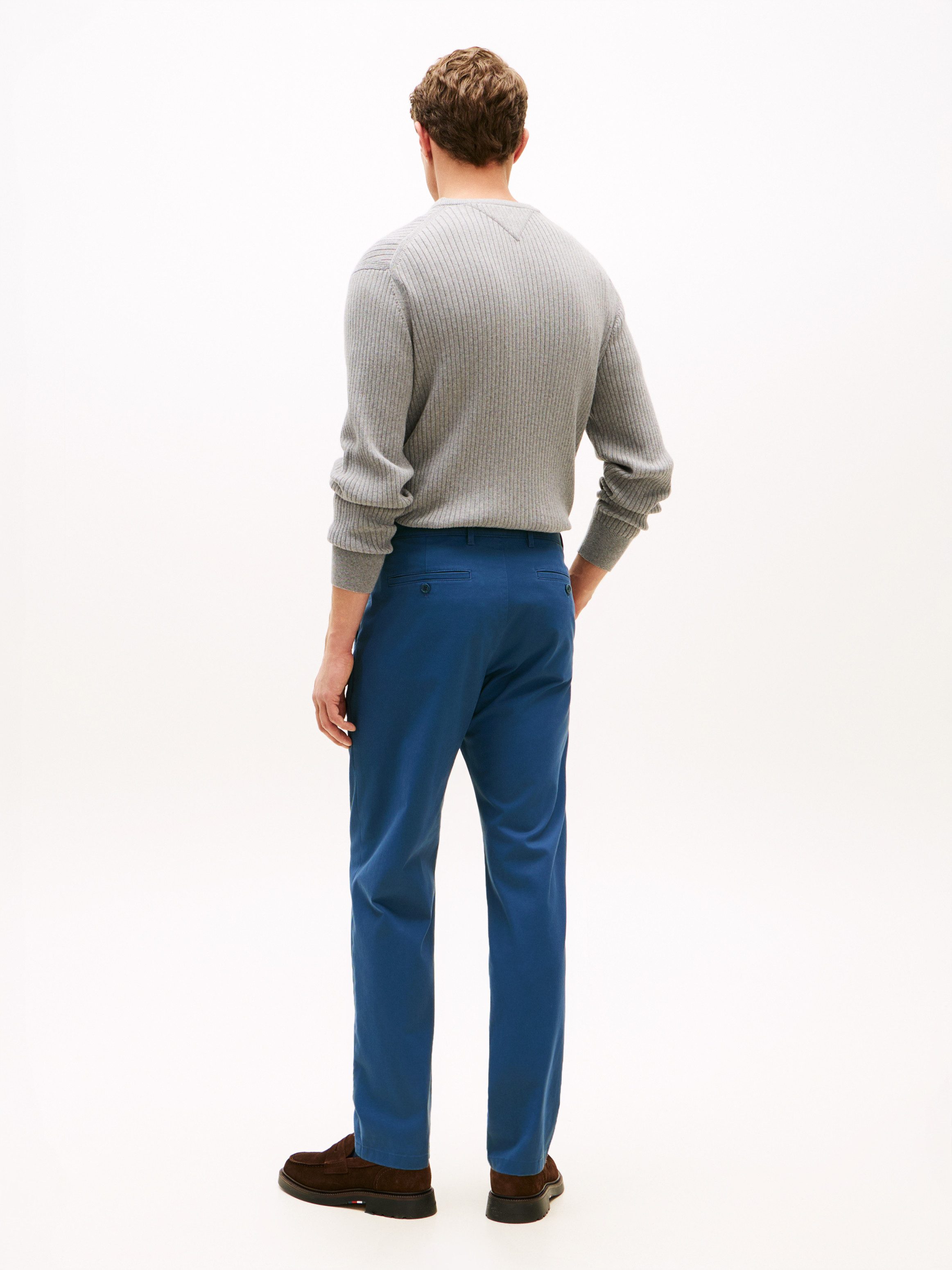 Tommy Hilfiger Chinohose HARLEM ESSENTIAL Tapered Leg, Basic, schlichtes Design – Bild 5 von 5