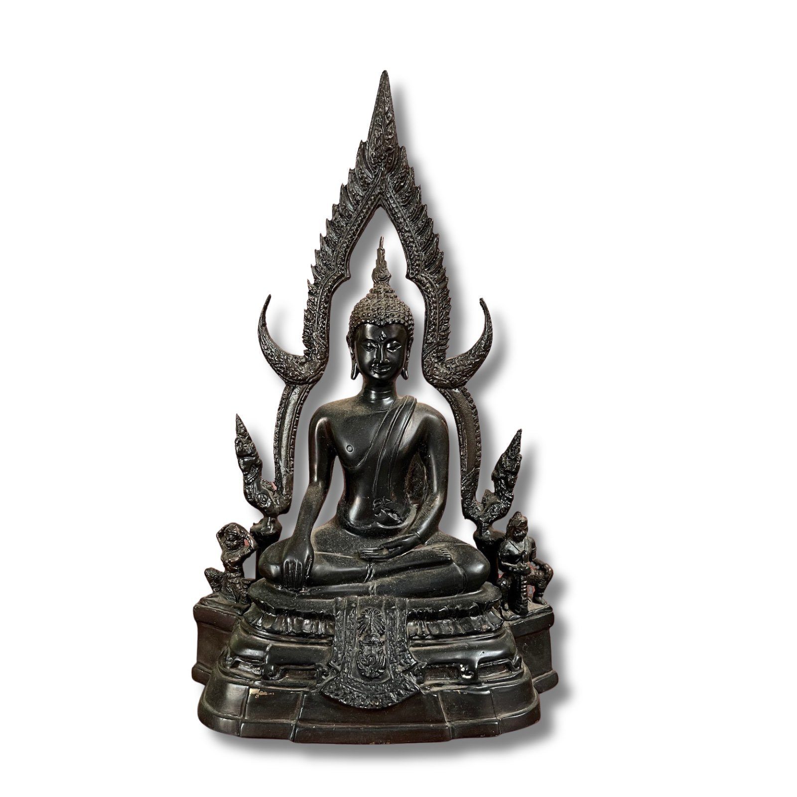 Asien LifeStyle Buddhafigur Buddha Figur Bronze Thailand Phra Phutta Chinnarat | Dekofiguren