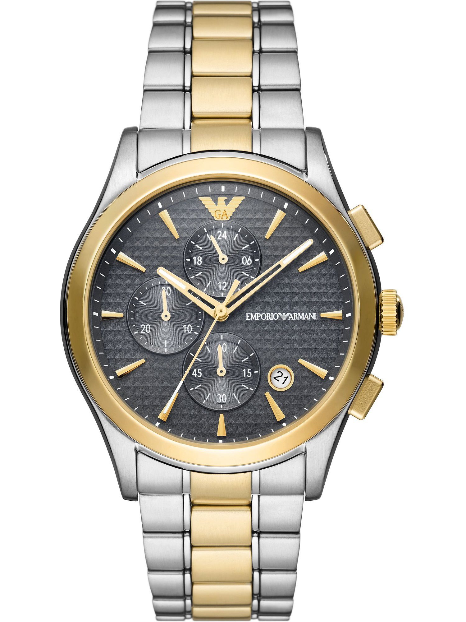 Chronograph Emporio Armani Herren-Uhren Analog Quarz