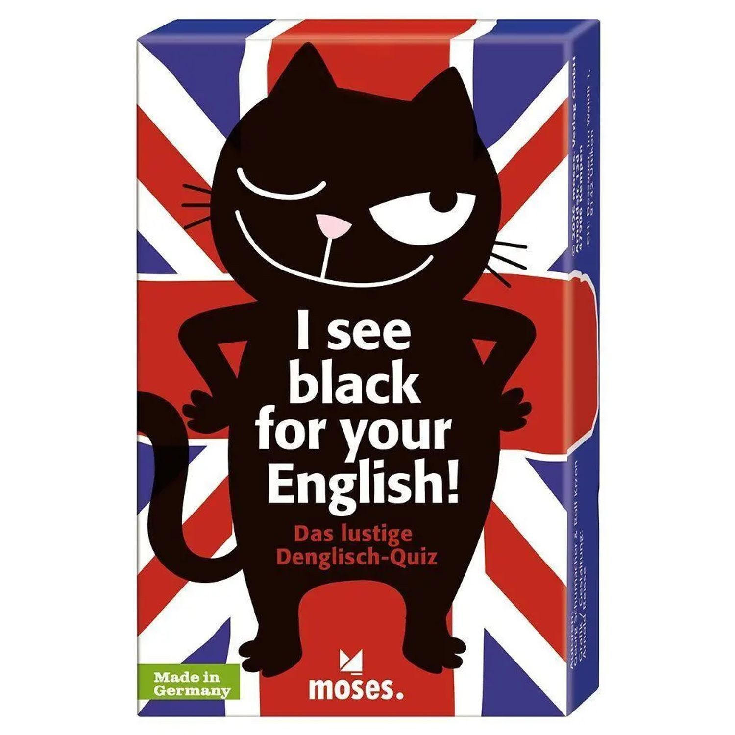 Moses. Verlag Spiel I see black for your English