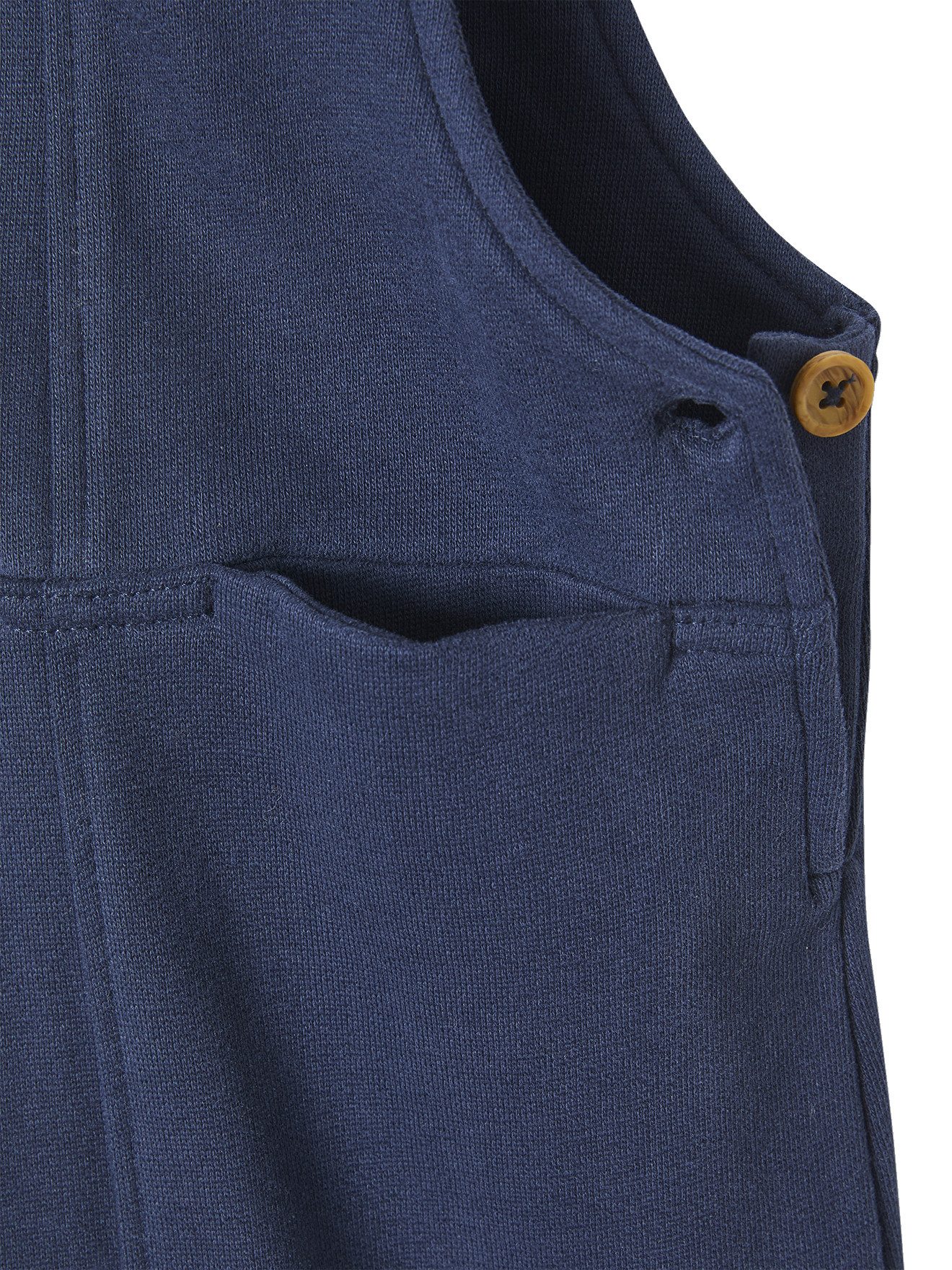 vertbaudet Overall Jungen Baby Latzhose aus Sweatware – Bild 4 von 5