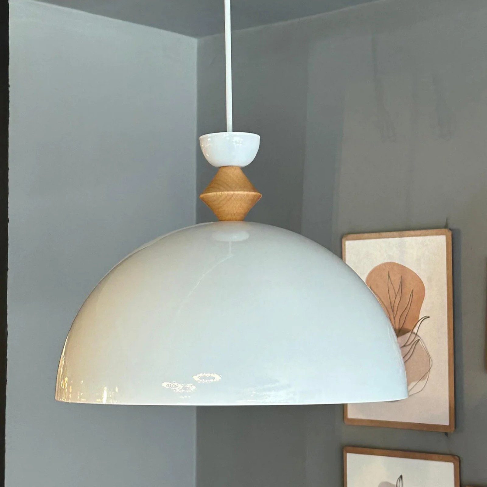 Bamyum Pendelleuchte Pendelleuchte Yimpi Hängelampe Industrial Ø30 cm, E27, Moderne Lampe, ohne Leuchtmittel, E27, Dimmbar, Einstellbare Kabellänge – Bild 4 von 5