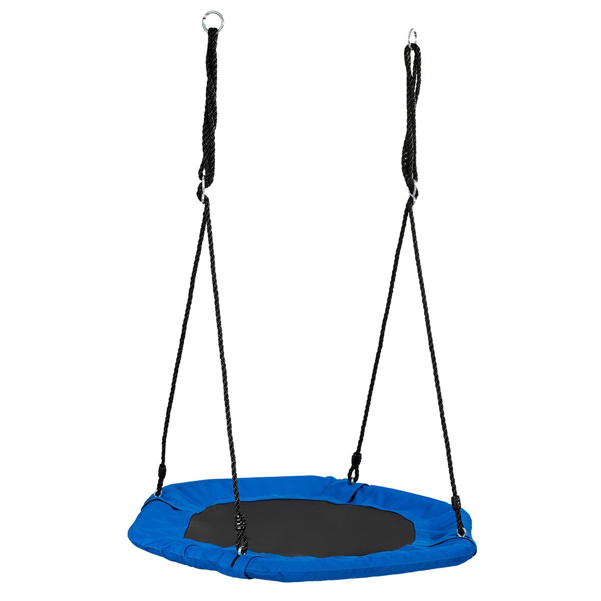 COSTWAY Nestschaukel, 100-160cm verstellbaren Seil, 150kg Tragkraft