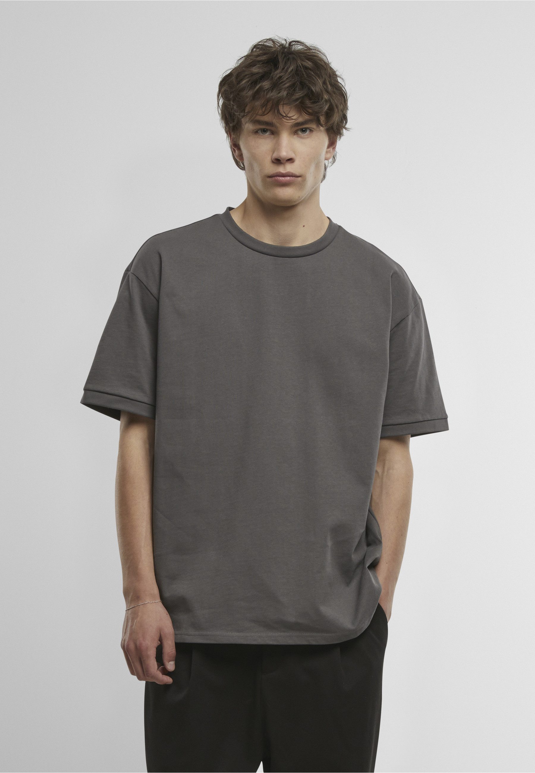 URBAN CLASSICS T-Shirt Urban Classics Rib Cuff Tee (1-tlg)