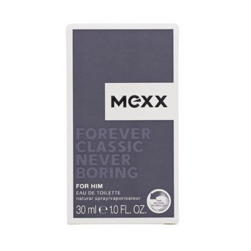 Mexx Parfümzerstäuber 3x Mexx Forever Classic Never Boring for Him EDT Natural Spray je 30ml