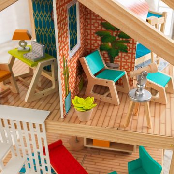 KidKraft® Puppenhaus Stylish Mansion mit EZ Kraft Assembly™, fahrbar; inklusive Möbel