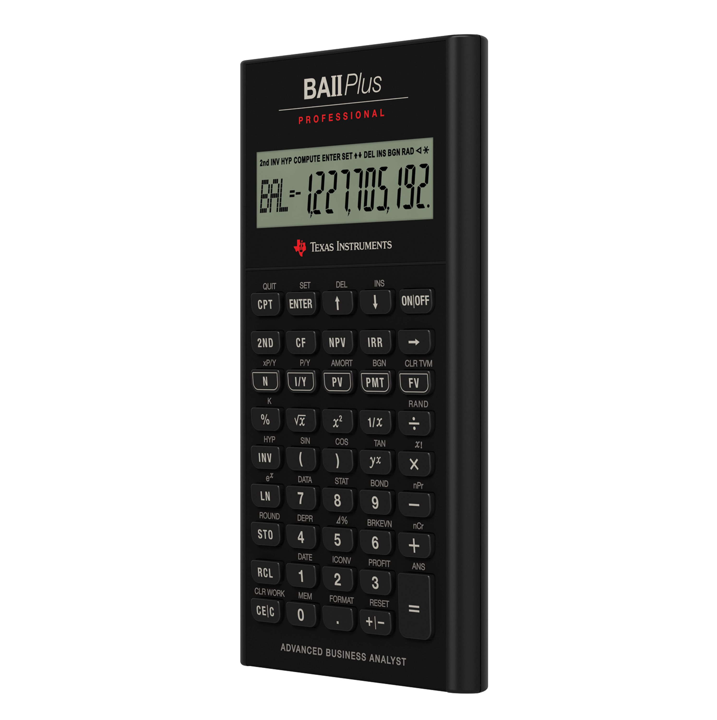 Texas Instruments Taschenrechner TI-BA II Plus™ Professional, Finanztaschenrechner für Business und Profis
