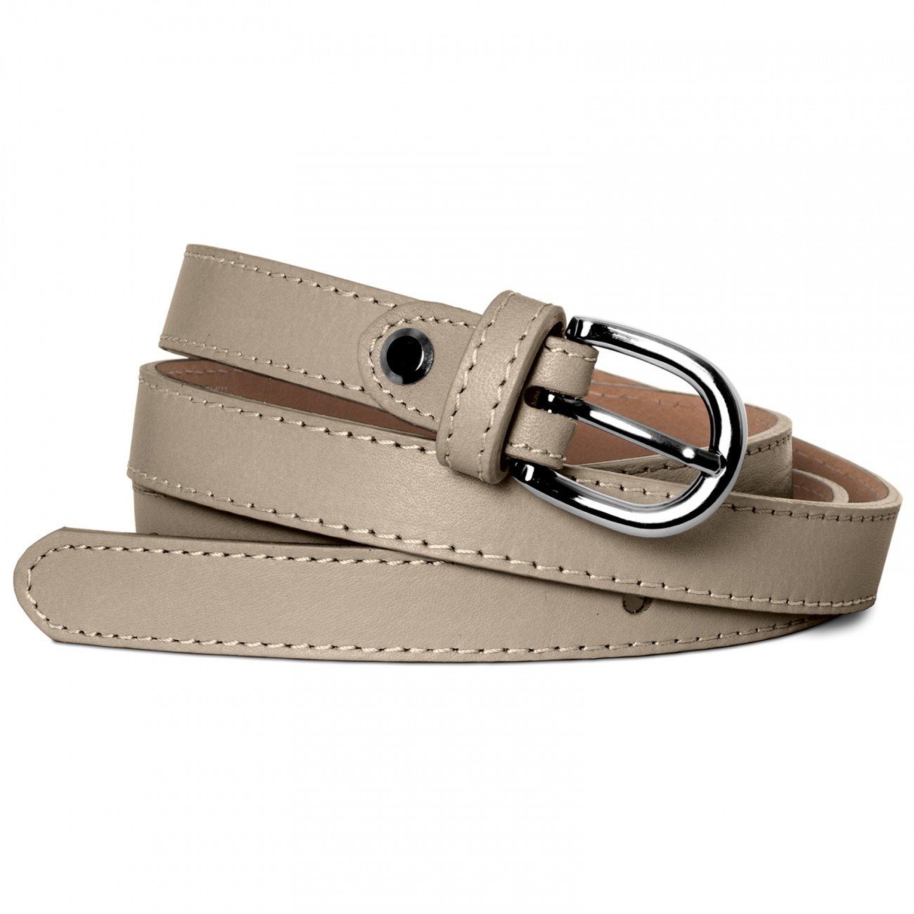 Caspar Taillengürtel GU273 aus echtem Leder günstig online kaufen