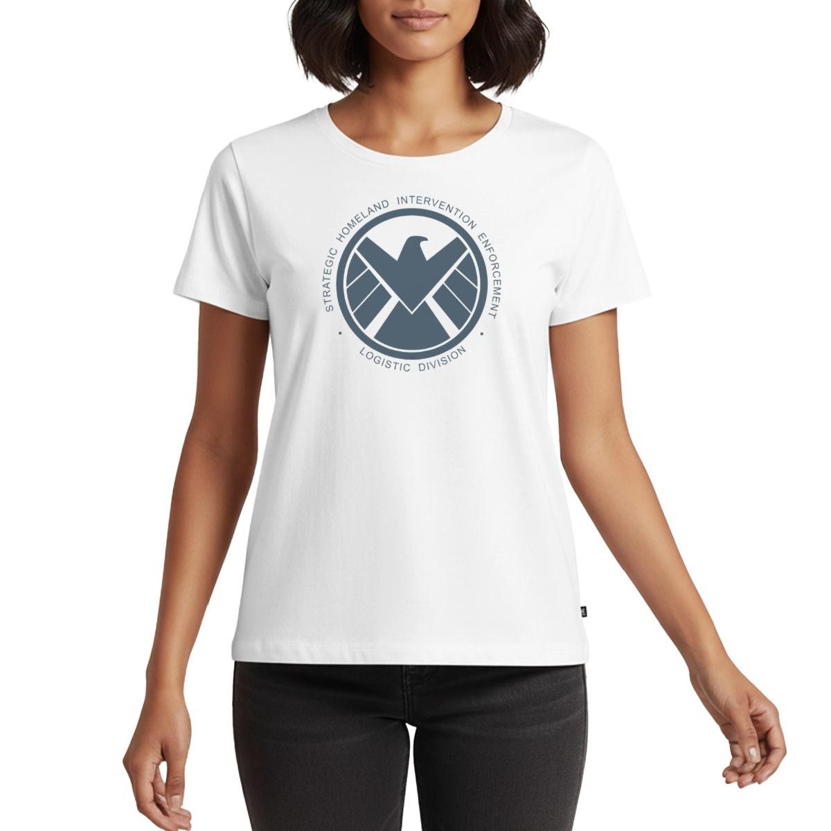 T-Shirt Avengers Iron Man Stark Industries Frauen Premium T-Shirt