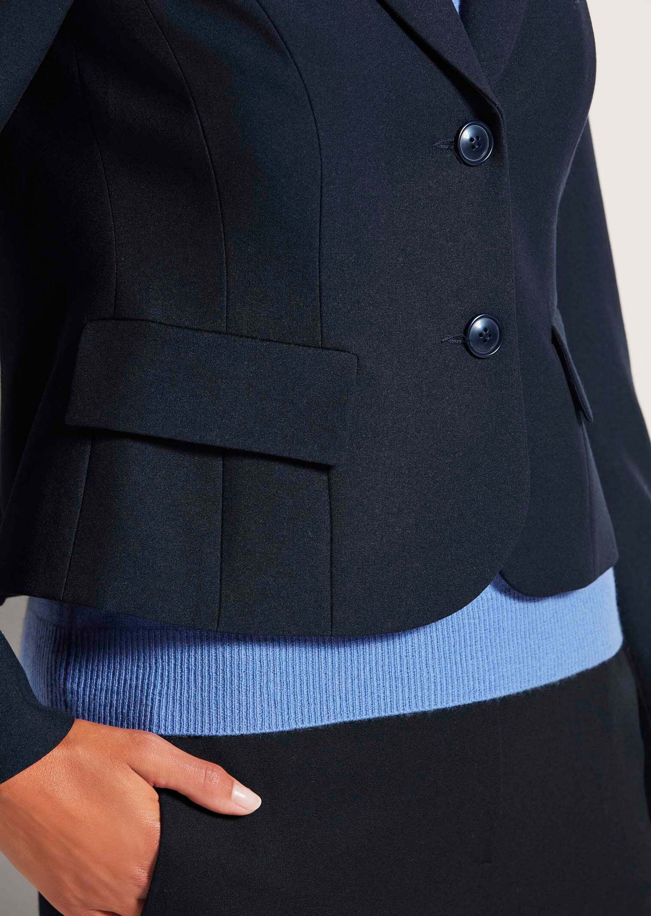 MADELEINE Kurzblazer Kurzblazer in Jeans-Optik