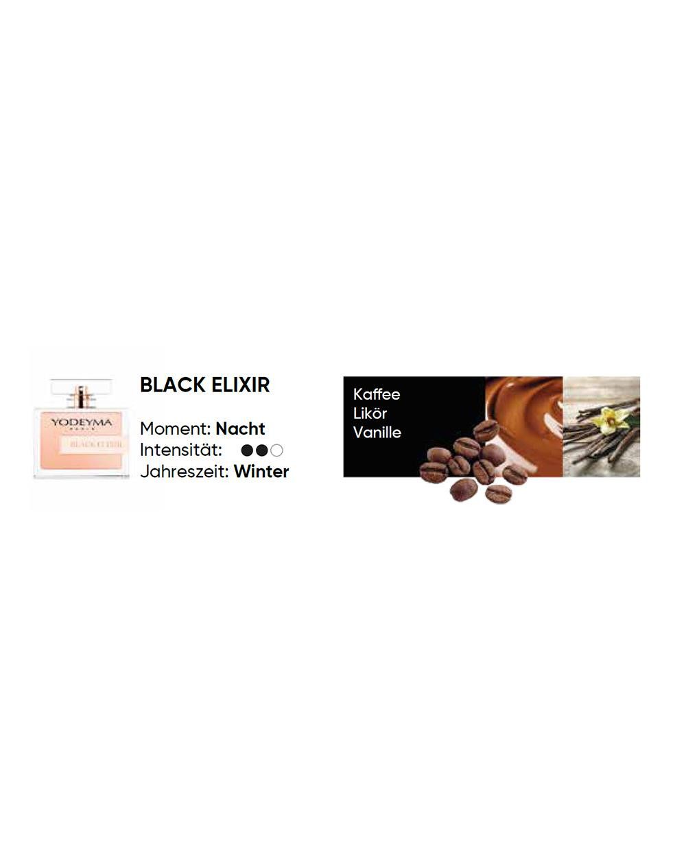 YODEYMA Eau de Parfum YODEYMA Parfum Black Elixir - Eau de Parfum für Damen (15 ml)