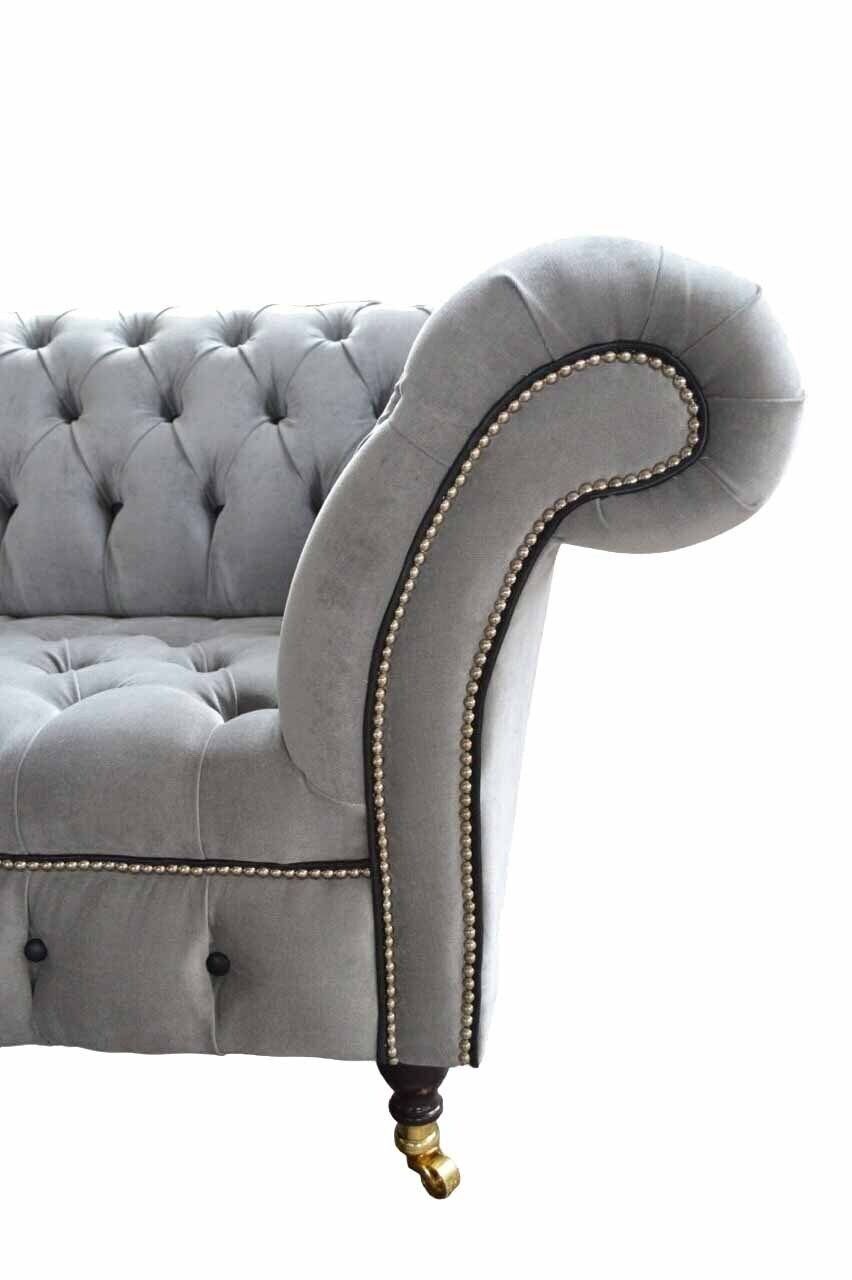 Europe JVmoebel Couchen Made Couch 3 Sofa, Sitzer Chesterfield Sofas Sitz Stoff Sofa In Textil