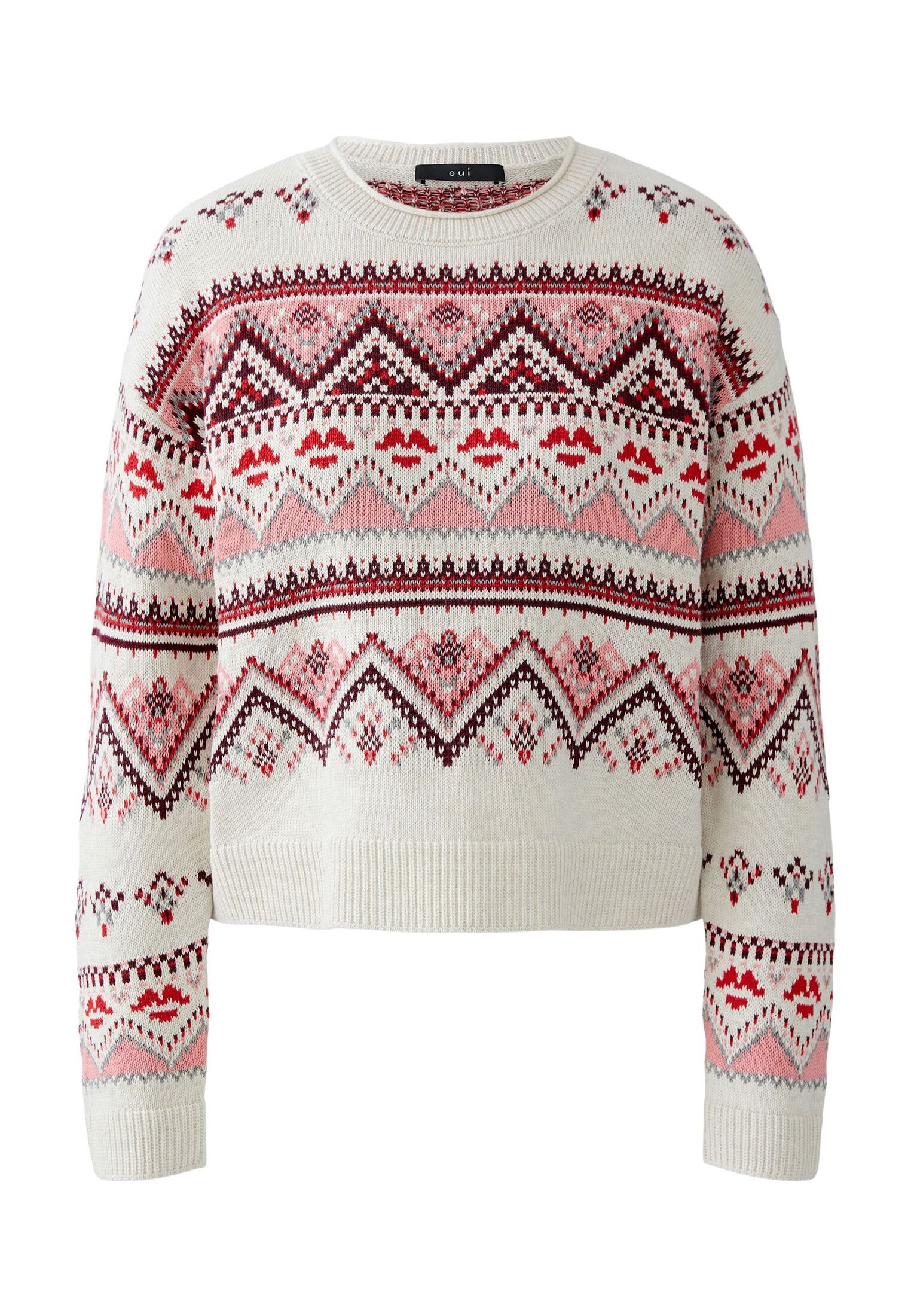 Oui Rundhalspullover Pullover günstig online kaufen