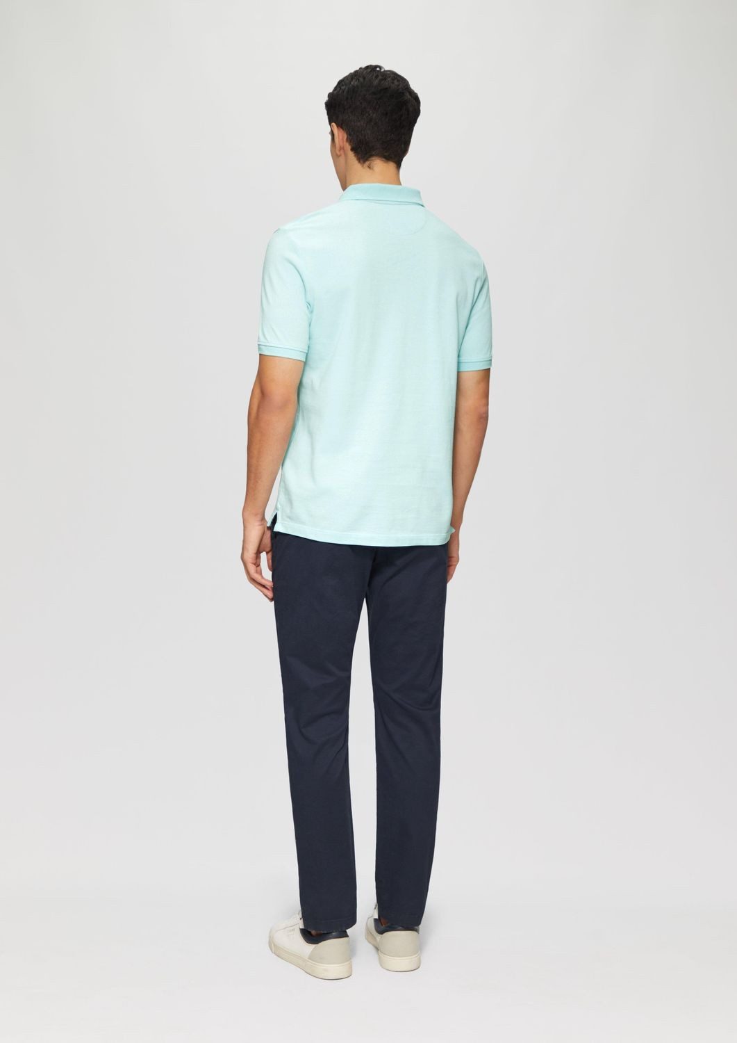 s.Oliver Poloshirt Poloshirt Kragen, Knopfleiste, kurzarm