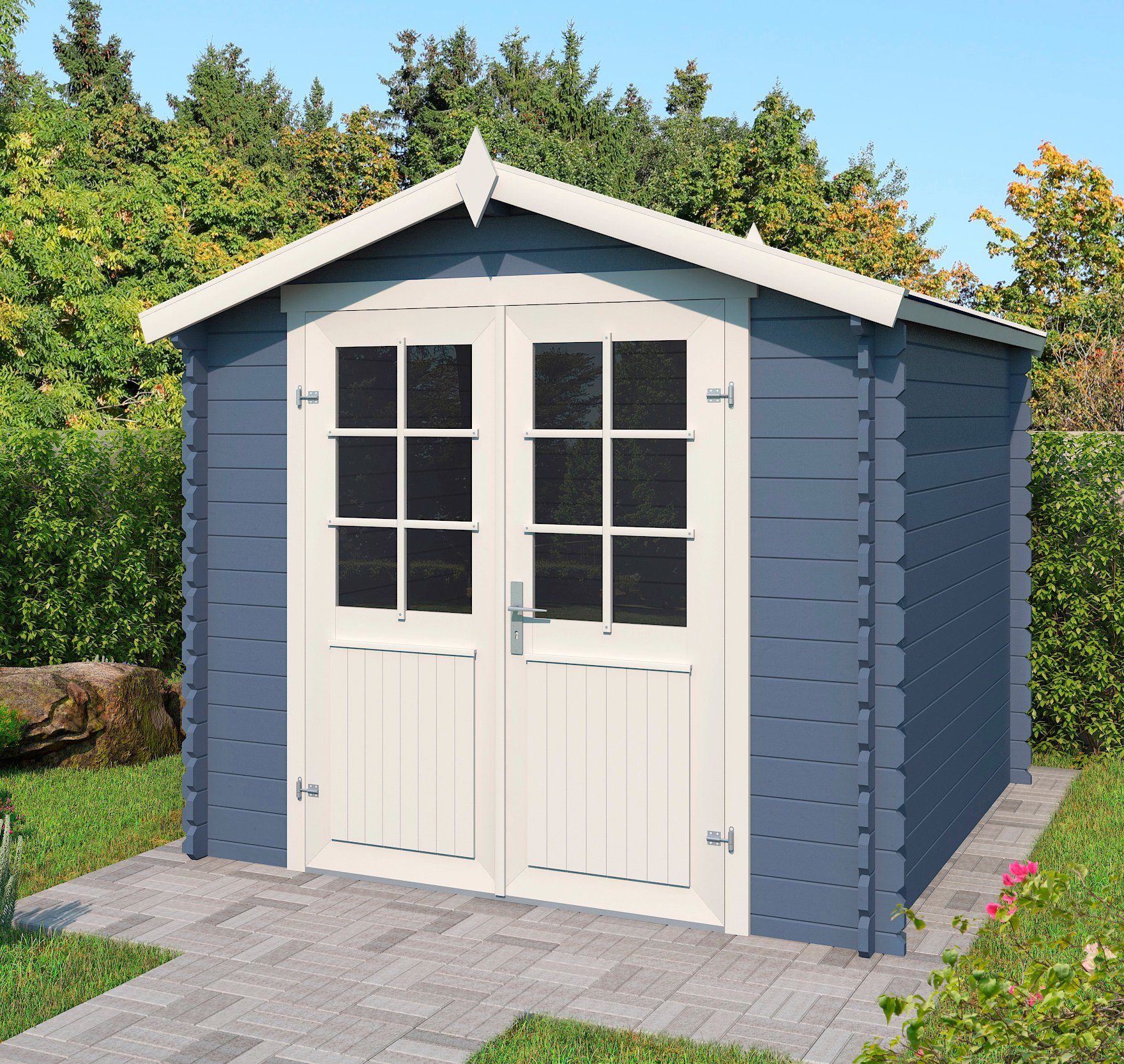 Nordic Holz Gartenhaus »Morava A«, BxT 251x262 cm OTTO