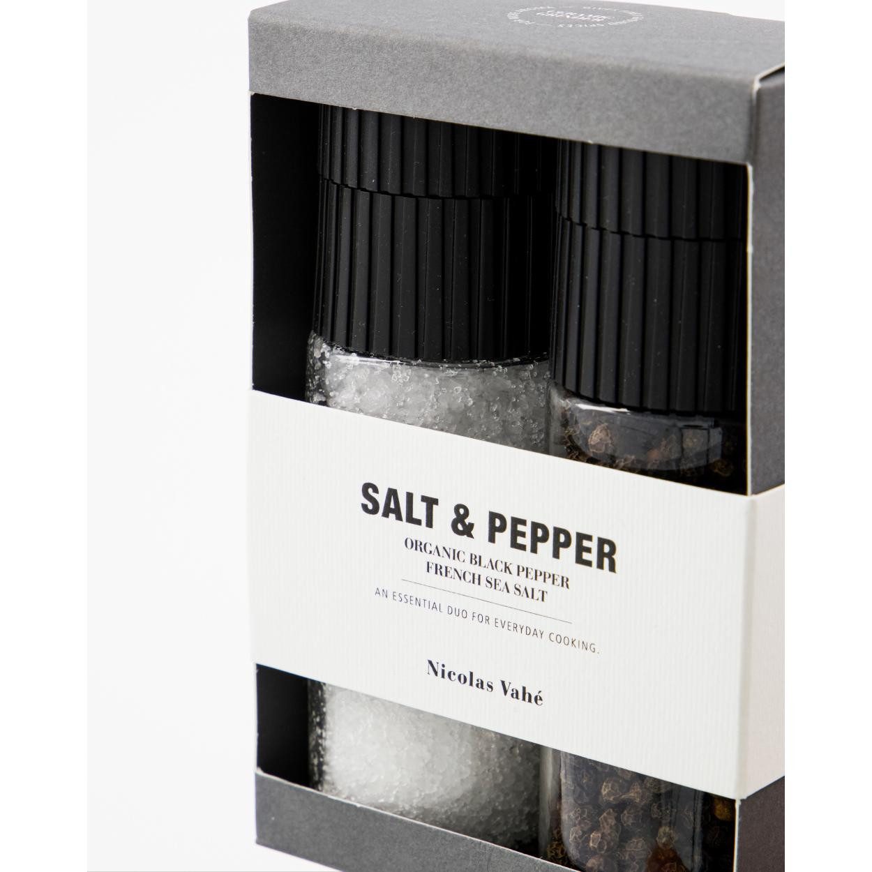 Nicolas Vahé Gewürz Geschenkbox Salt & Organic Pepper (2-teilig) – Bild 2 von 5