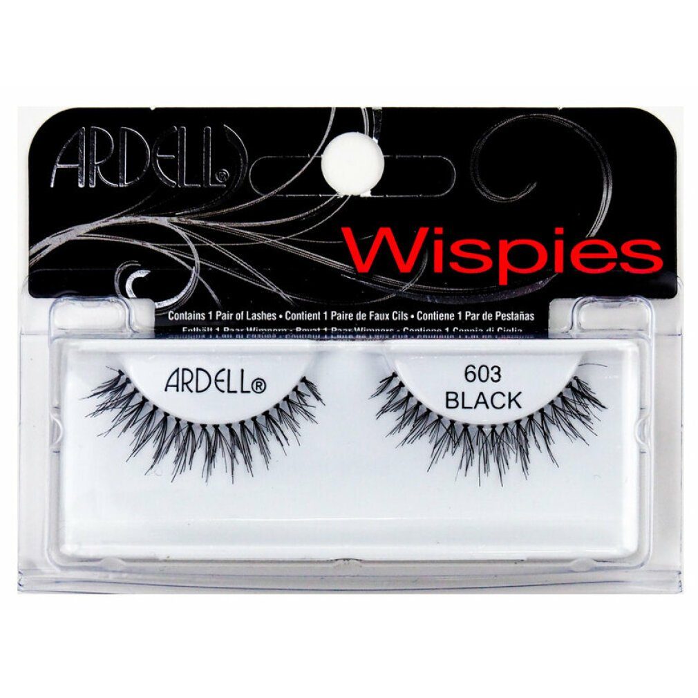 Einzelwimpern Wispies Lashes 603 Black Set 2 Artikel