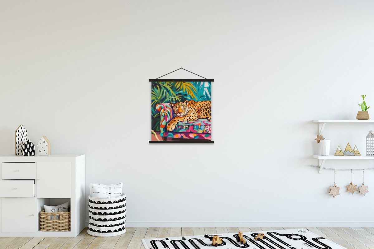 MuchoWow Poster Leopard - Bunt - günstig online kaufen