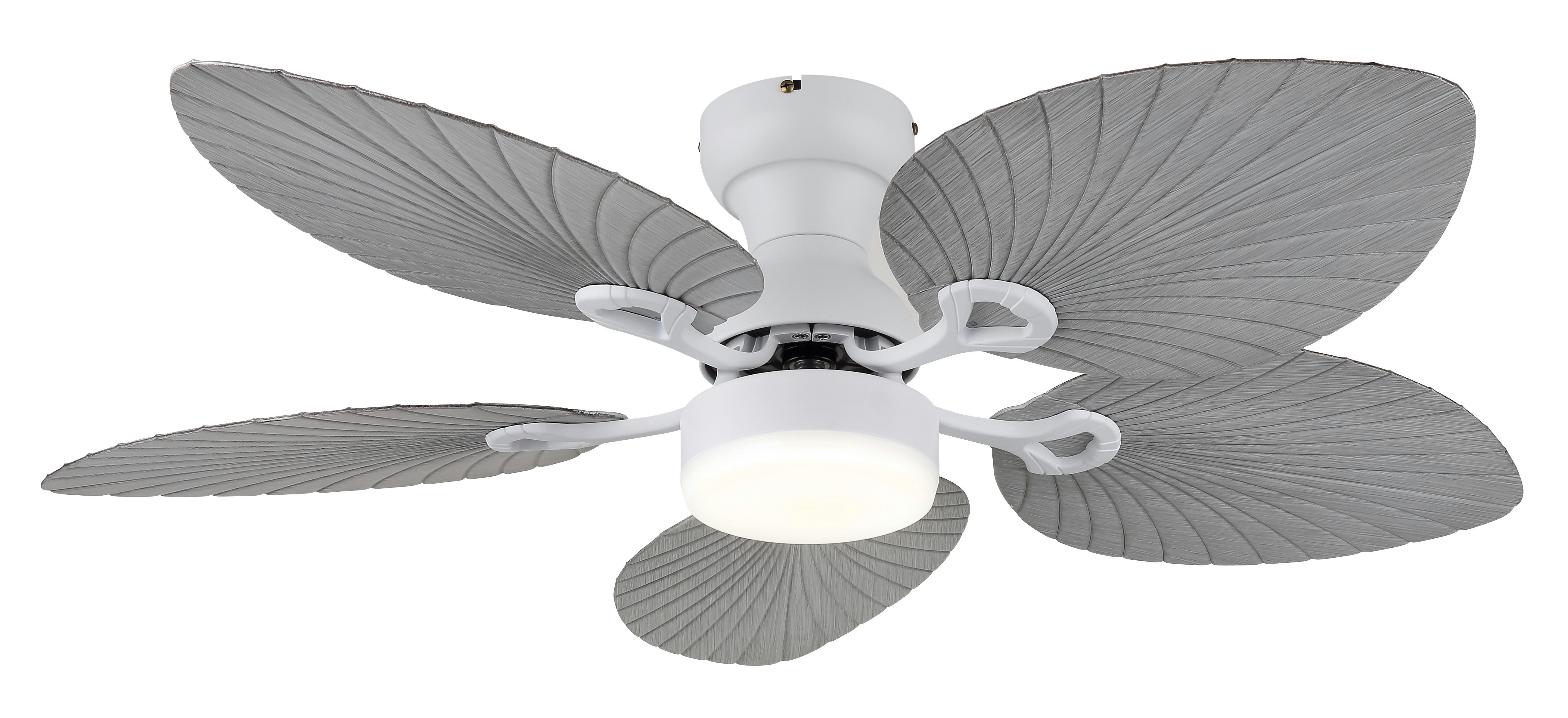 GLOBO LIGHTING Deckenleuchte ELISE, Memoryfunktion, Timerfunktion, Ventilatorfunktion, LED fest integriert, warmweiß - kaltweiß, Ventilator kühlen-heizen holzoptik CCT 3000/4500/6000K