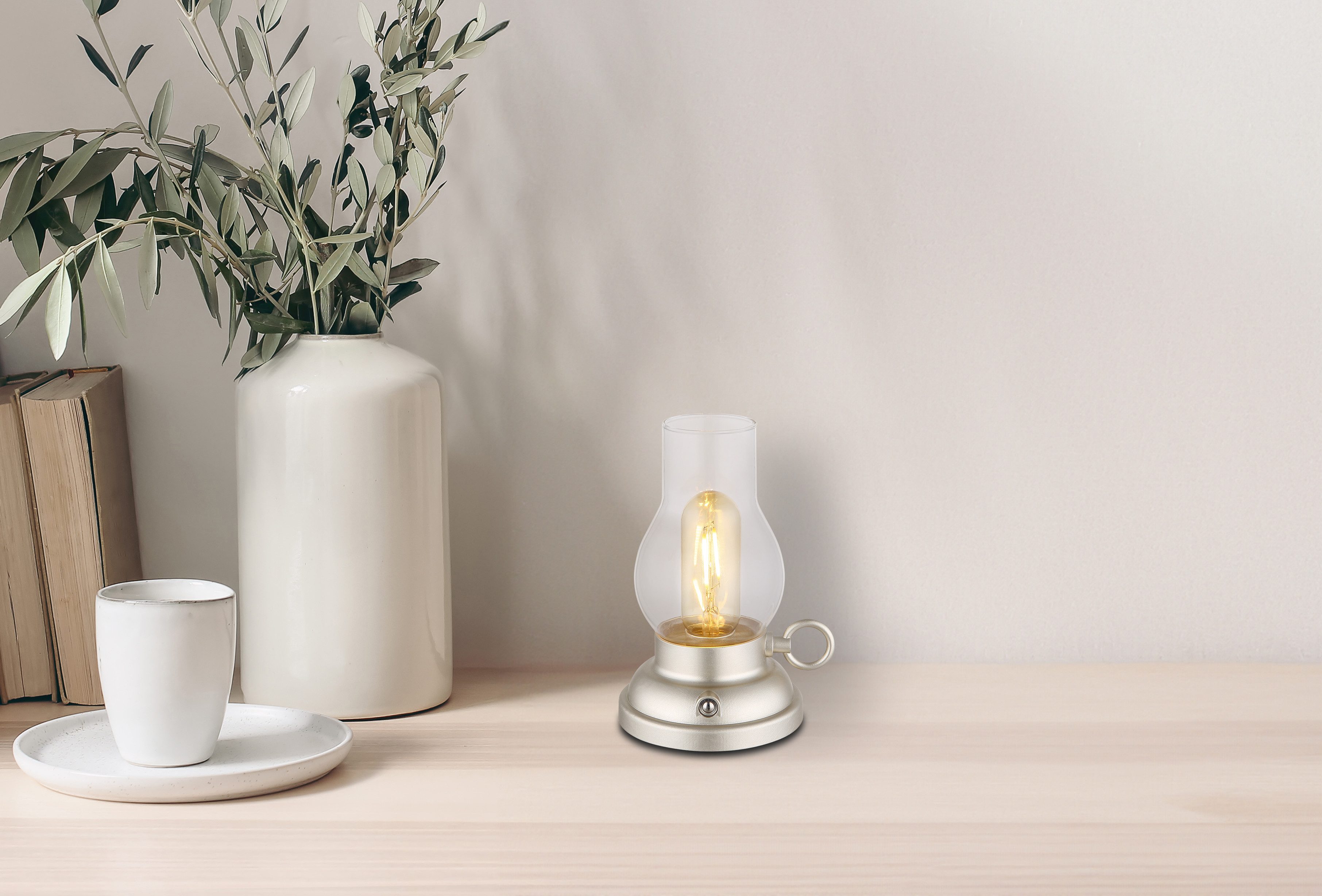 GLOBO LIGHTING LED Tischleuchte PETRO, Dimmer, Dimmfunktion, Ein-/Ausschalt günstig online kaufen