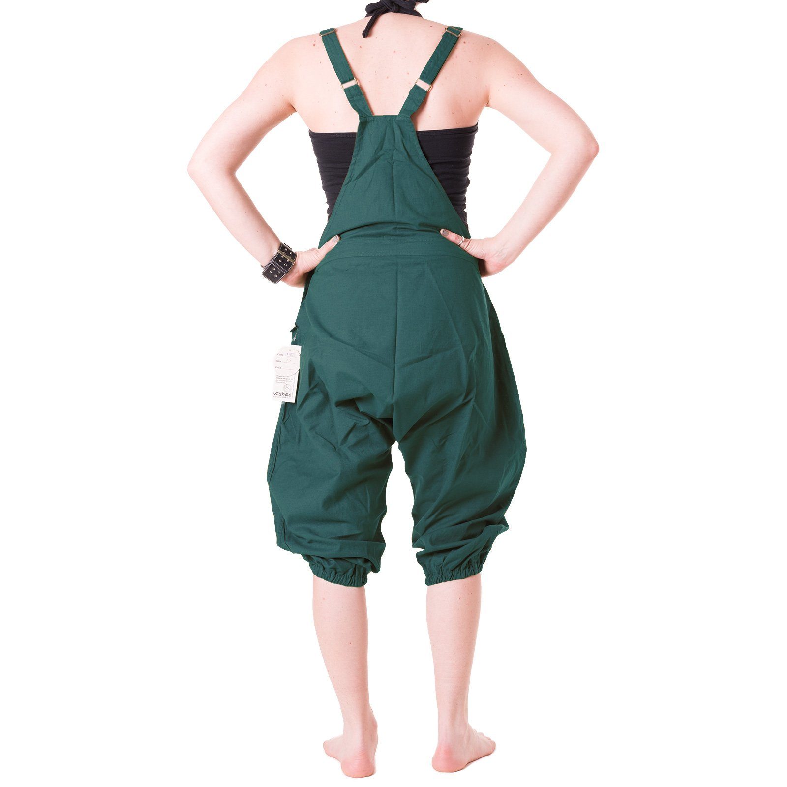Vishes Latzhose Kurze Harems Latzhose aus günstig online kaufen