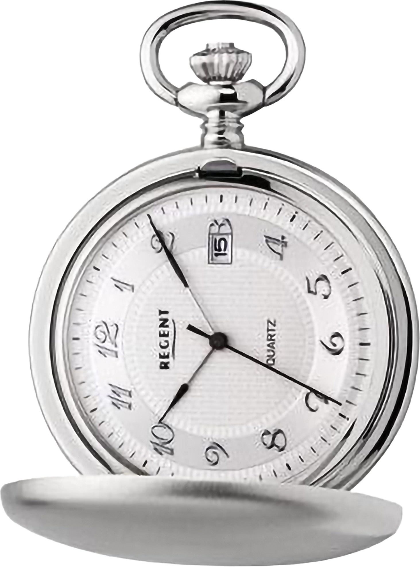 Regent Taschenuhr Regent Herren Taschenuhr Analog Gehäuse, (Analoguhr), Herren Taschenuhr rund, extra groß (ca. 44mm), Metall, Elegant