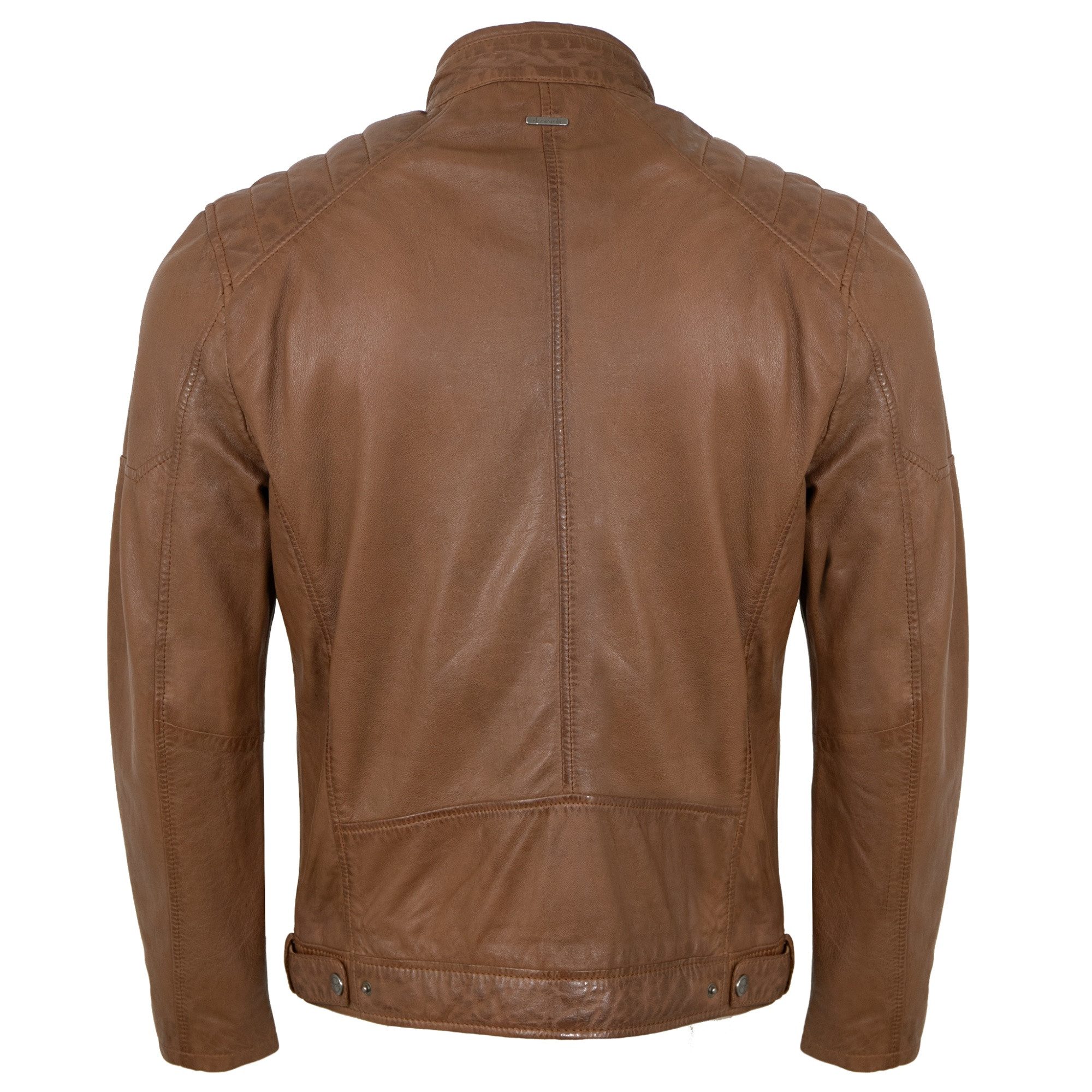 Deercraft Lederjacke DMJaimi Deercraft - Herren Lederjacke Lammnappa cognac