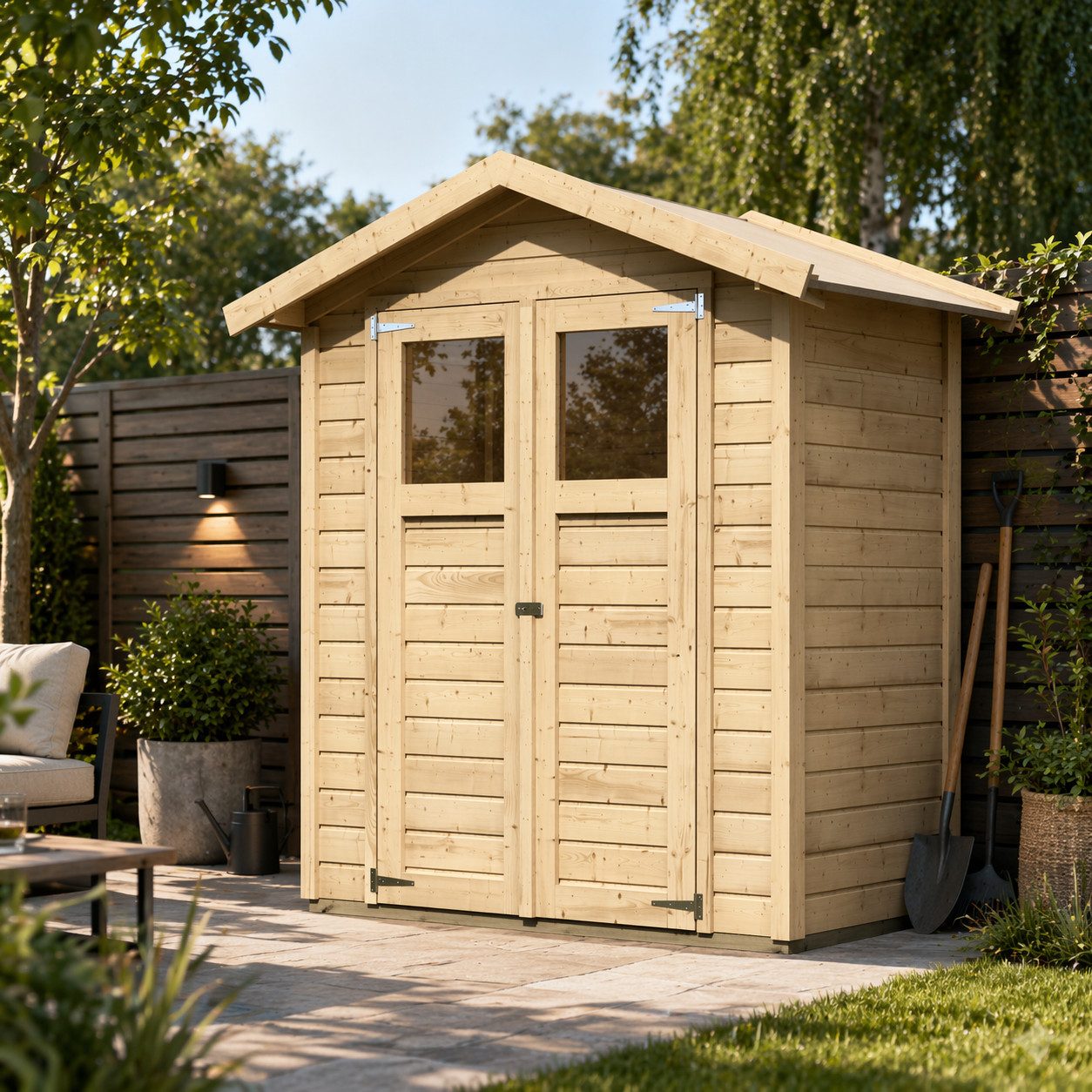 KONIFERA Gartenhaus Socorro 0, BxT: 180x93 cm