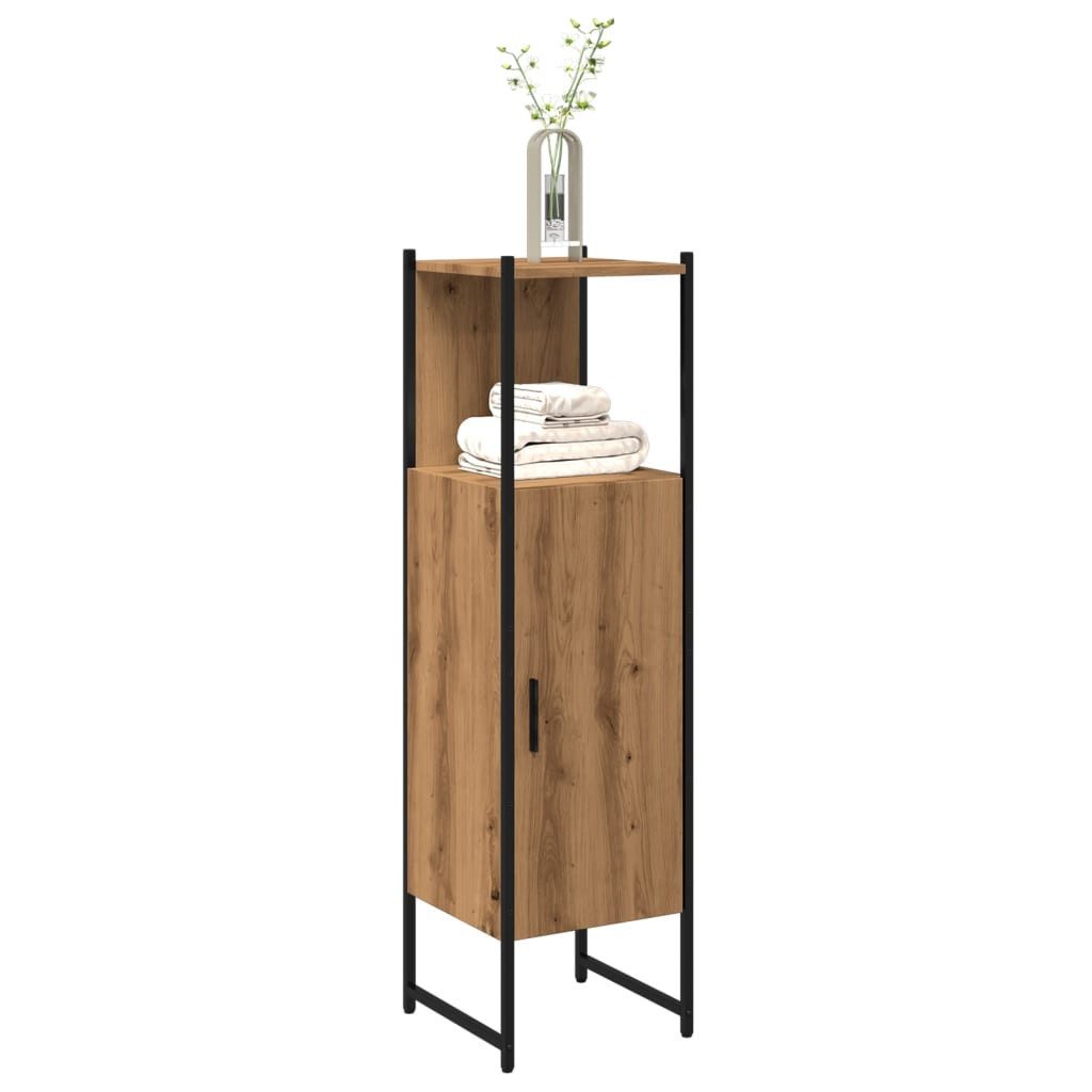 vidaXL Badezimmerspiegelschrank Badschrank Artisan-Eiche 33x33x120,5 cm günstig online kaufen