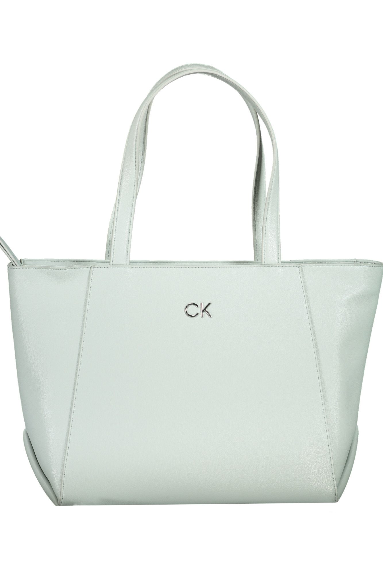 Calvin Klein Jeans Businesstasche, Stylische blaue Schultertasche für Damen mit Logo und Reißverschluss