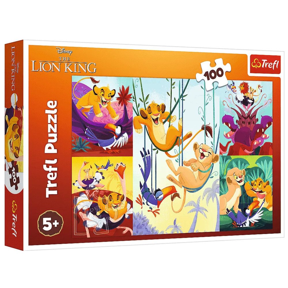 Trefl Puzzle Kinderpuzzle Legespiel Motivpuzzle, 100 Puzzleteile, 100 Teile, Disney-Lizenz, kalandriertes Papier