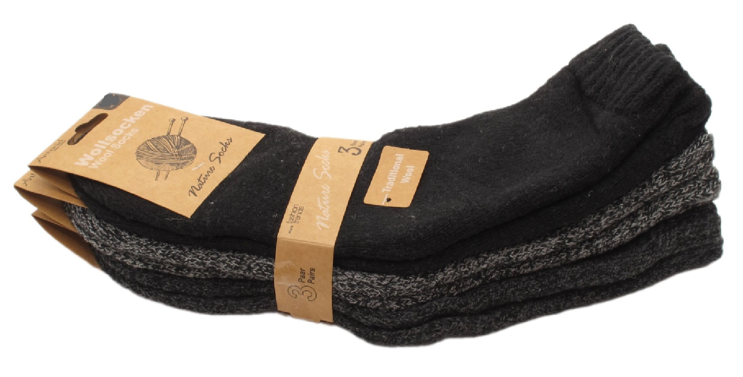 Antonio Socken 3 Paar Wollsocken Socken günstig online kaufen